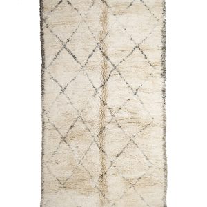 Vintage Beni Ouarain Rug 395 x 196