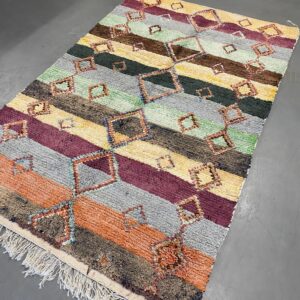 Boucherouite Rag Rug 237 x 145