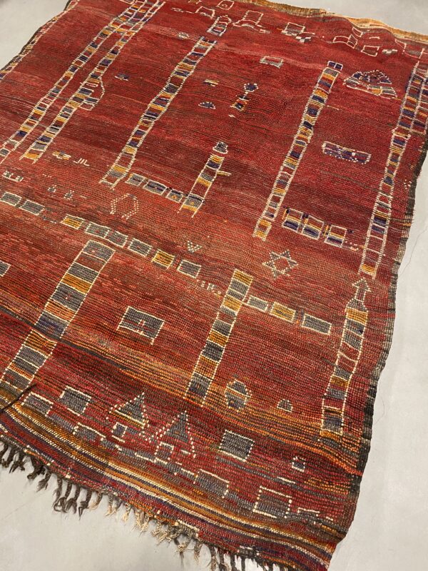 Authentic Beni Mguild Rug 225 x 180