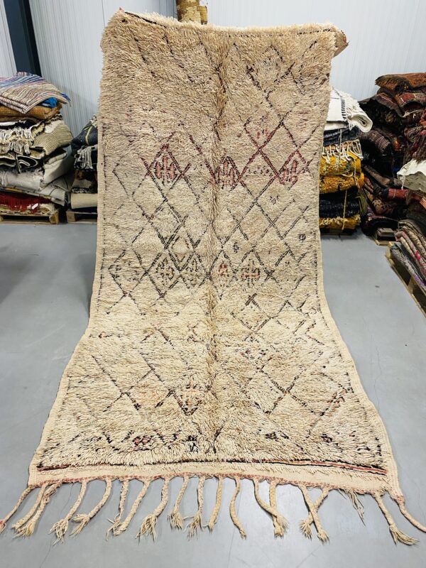 Vintage Beni Ouarain rug 314 x 164