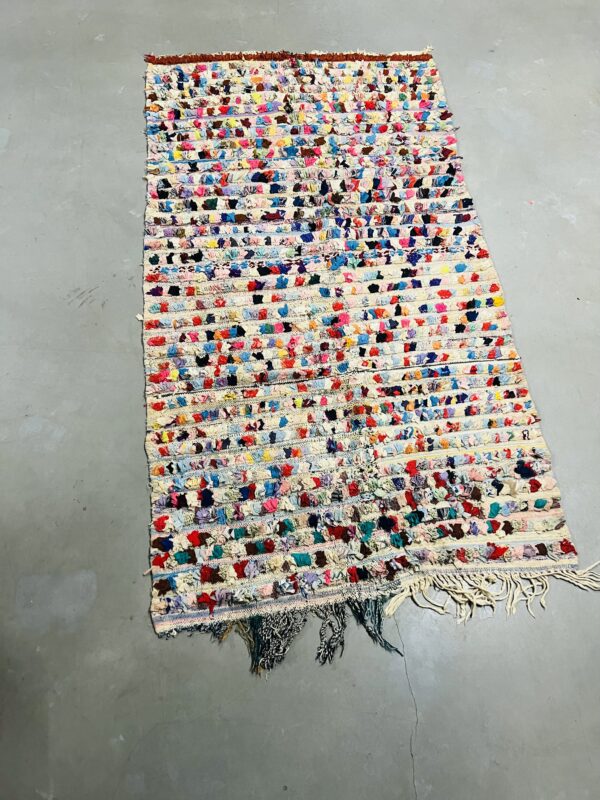 Boucherouite Rag Rug 218 x 121