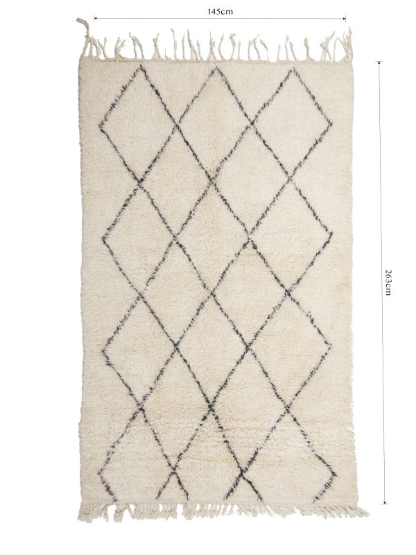 Authentic Beni Ouarain Rug 263 x 145