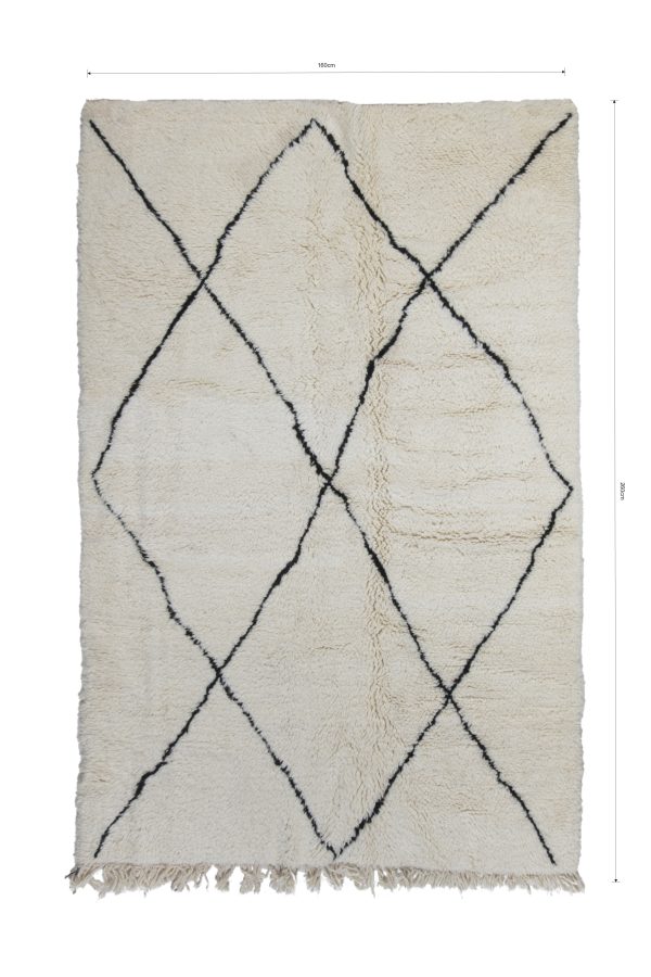 Modern Beni Ouarain Rug 260 x 160