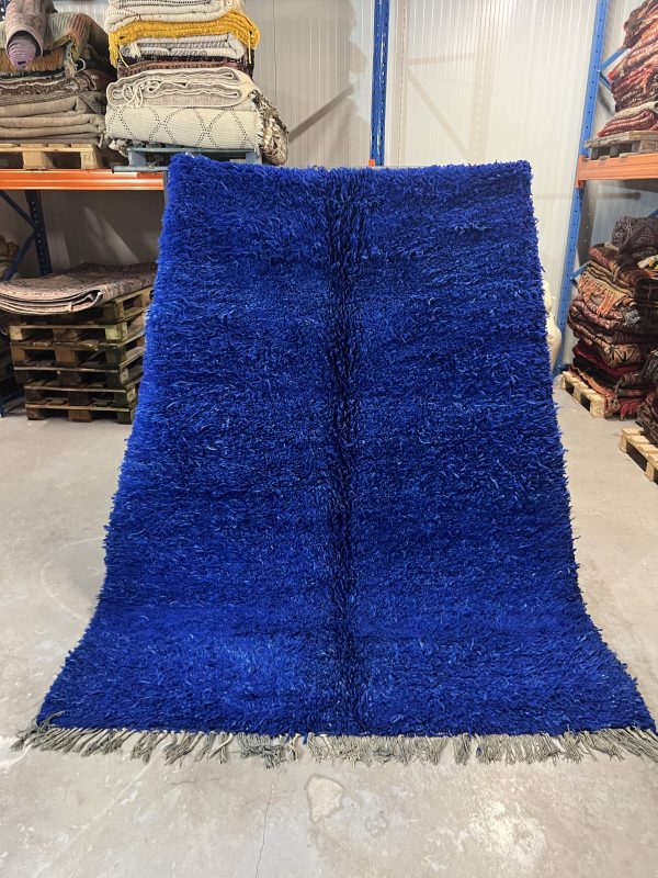 Beni Mguid Rug 241 x 190 Indigo