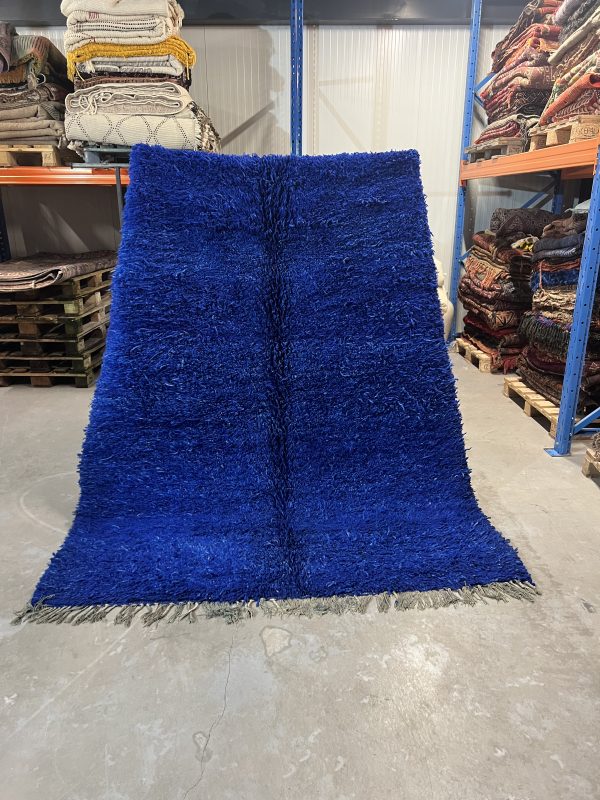 Beni Mguid Rug 241 x 190 Indigo