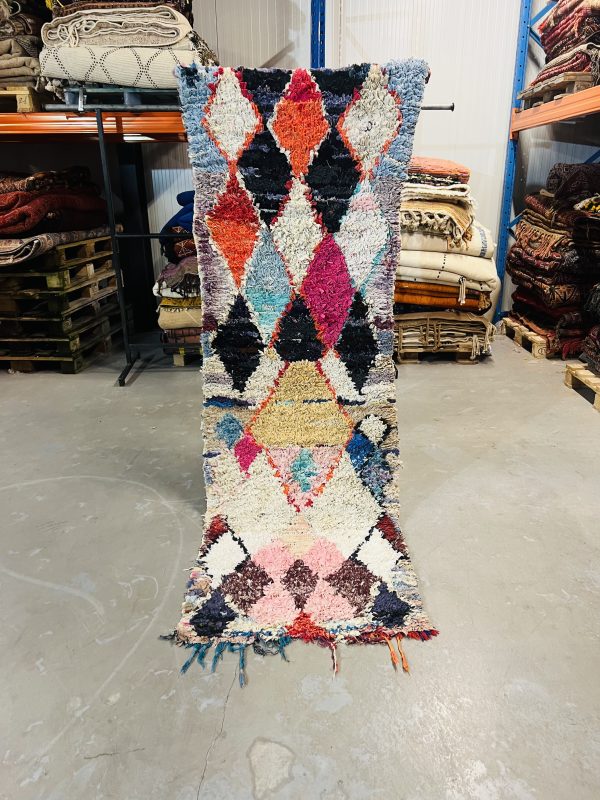 Boucherouite Rag Rug 233 x 80