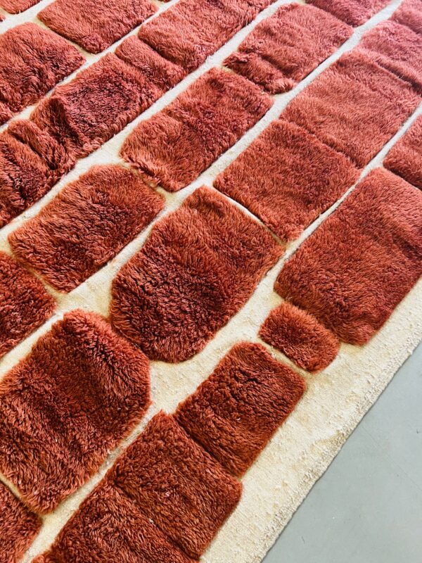 Beni Mrirt Rug Bricks 208 x 159 - Image 7