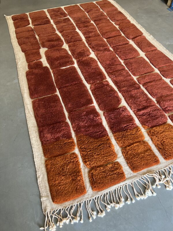 Beni Mrirt Rug Bricks 208 x 159 - Image 6