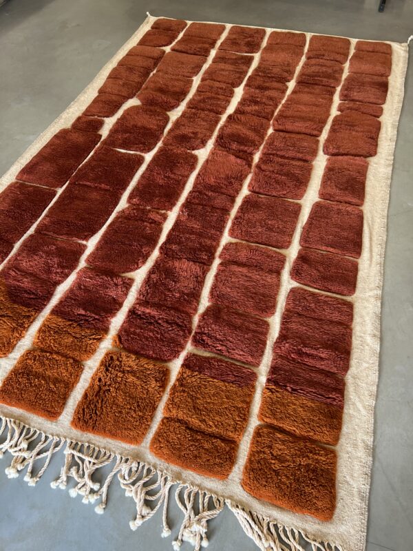 Beni Mrirt Rug Bricks 208 x 159 - Image 4