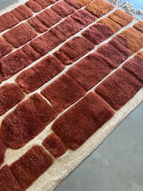 Beni Mrirt Rug Bricks 208 x 159 - Image 2