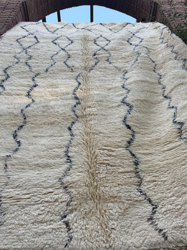 Vintage Beni Ouarain Rug 330 x 207 – Bild 5
