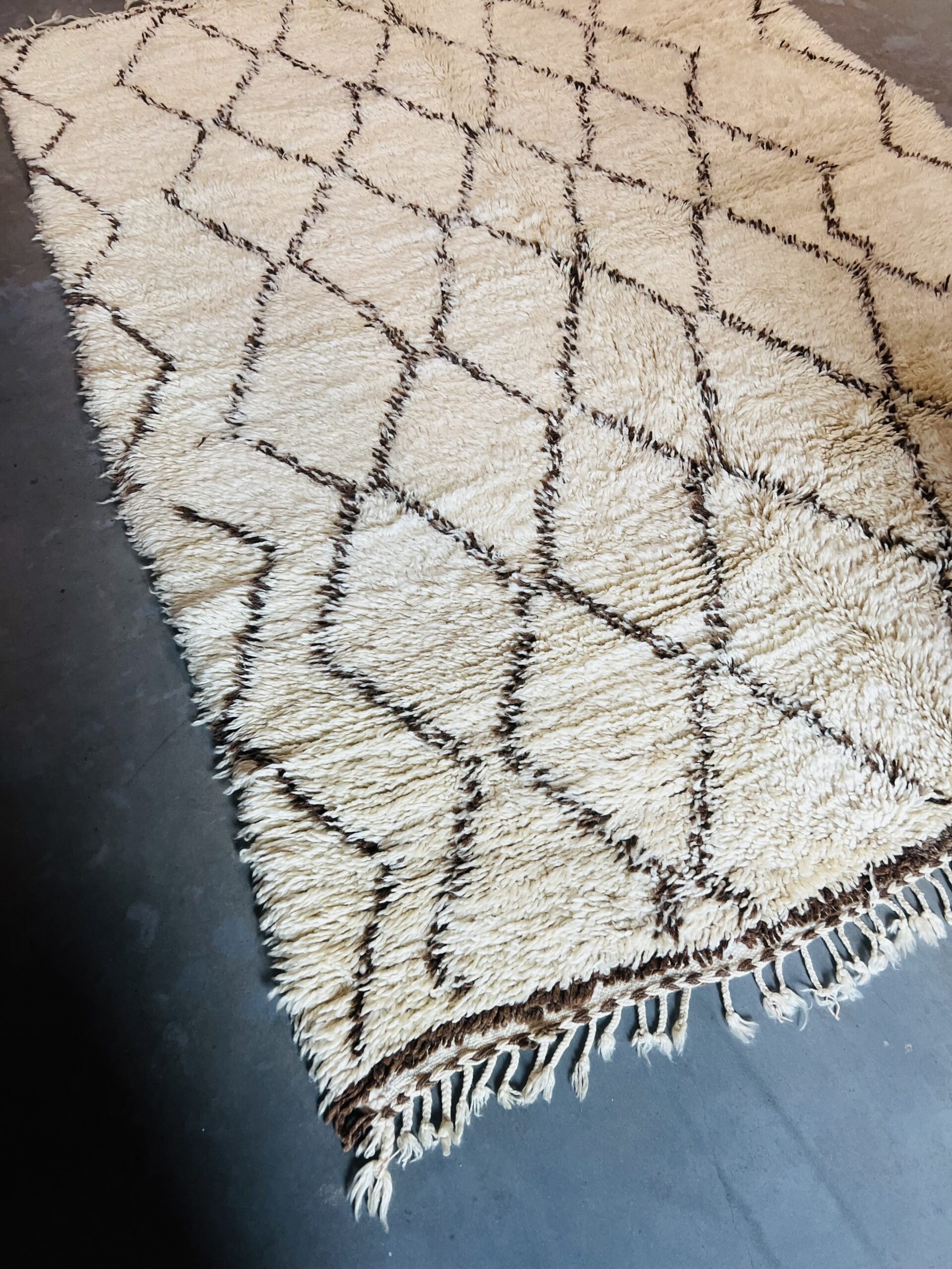 Vintage Beni Ouarain Rug 257 x 188 - Bild 2