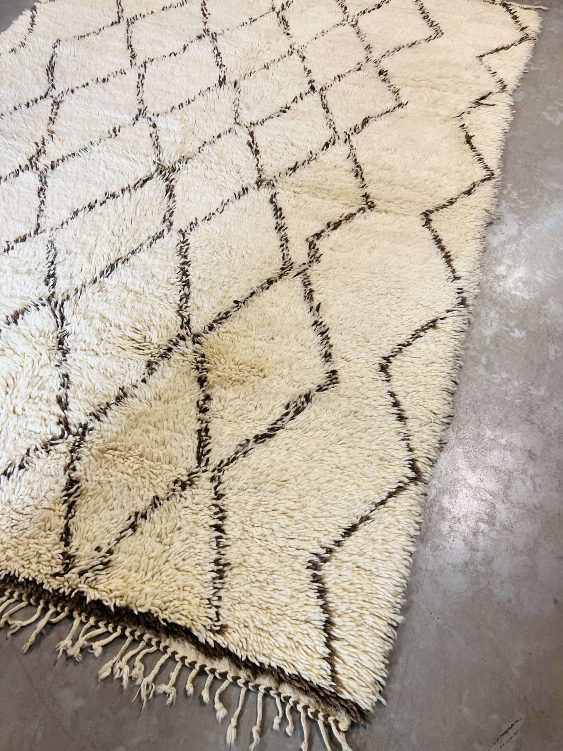 Vintage Beni Ouarain Rug 257 x 188 - Bild 3