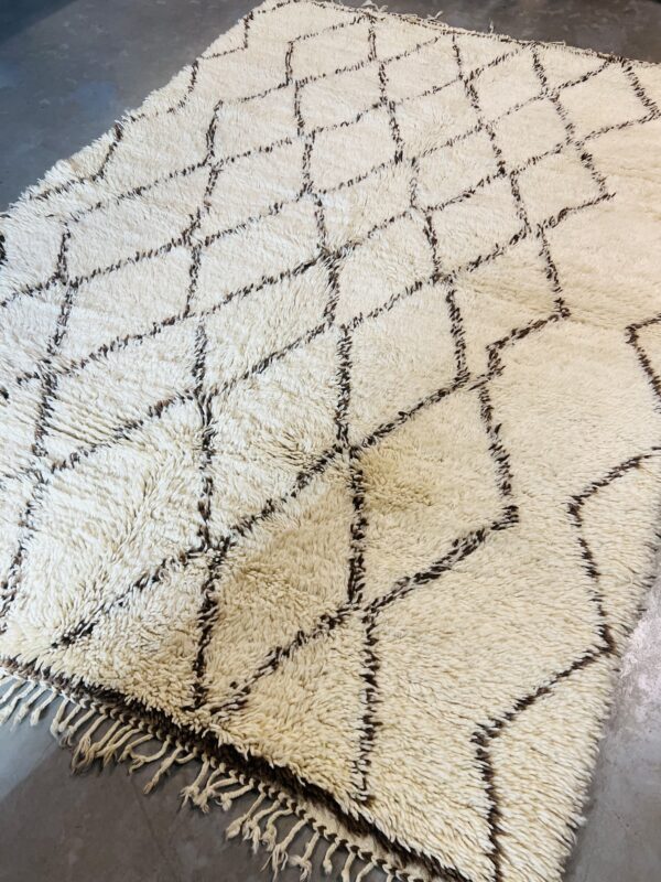 Vintage Beni Ouarain Rug 257 x 188 - Bild 4