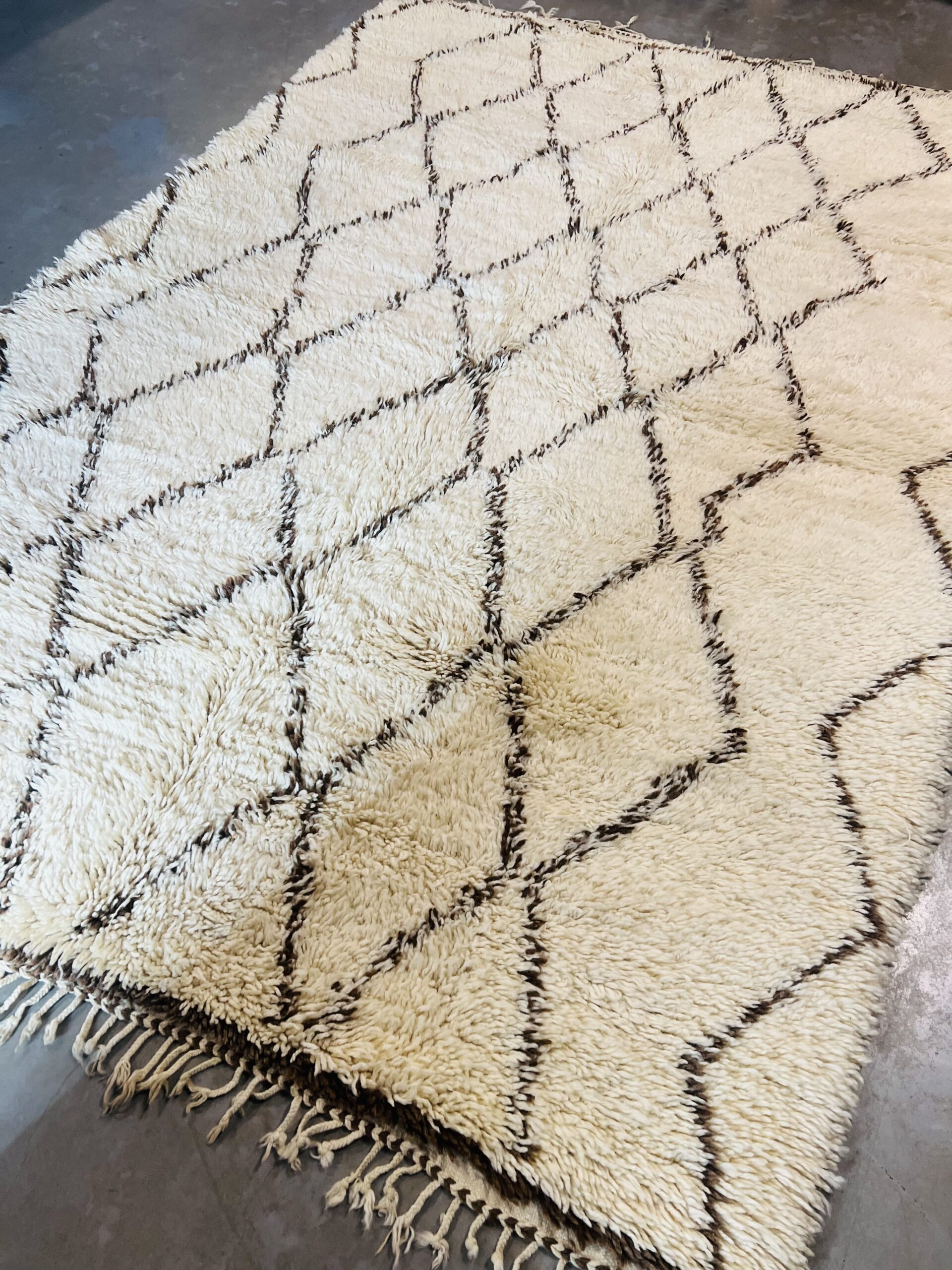 Vintage Beni Ouarain Rug 257 x 188 - Bild 4