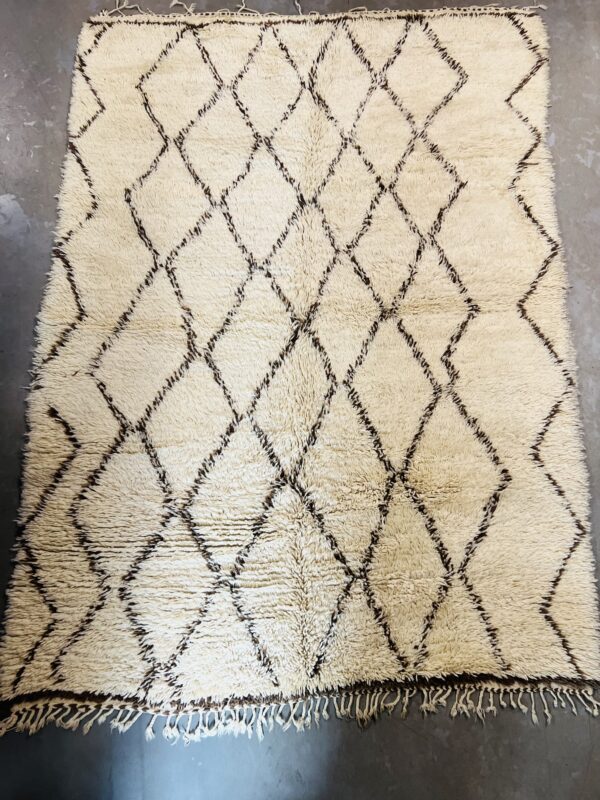 Vintage Beni Ouarain Rug 257 x 188