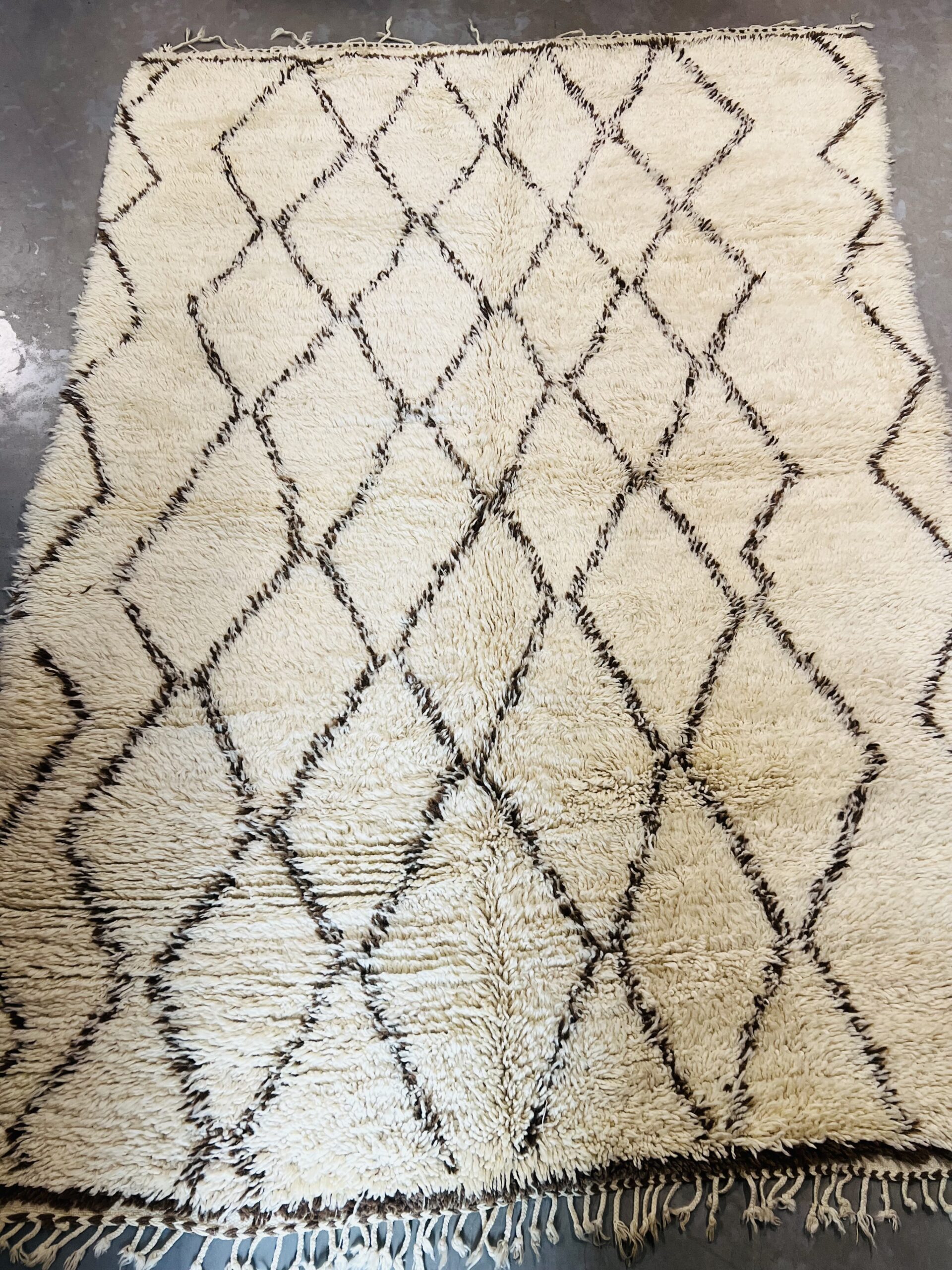 Vintage Beni Ouarain Rug 257 x 188 - Bild 7