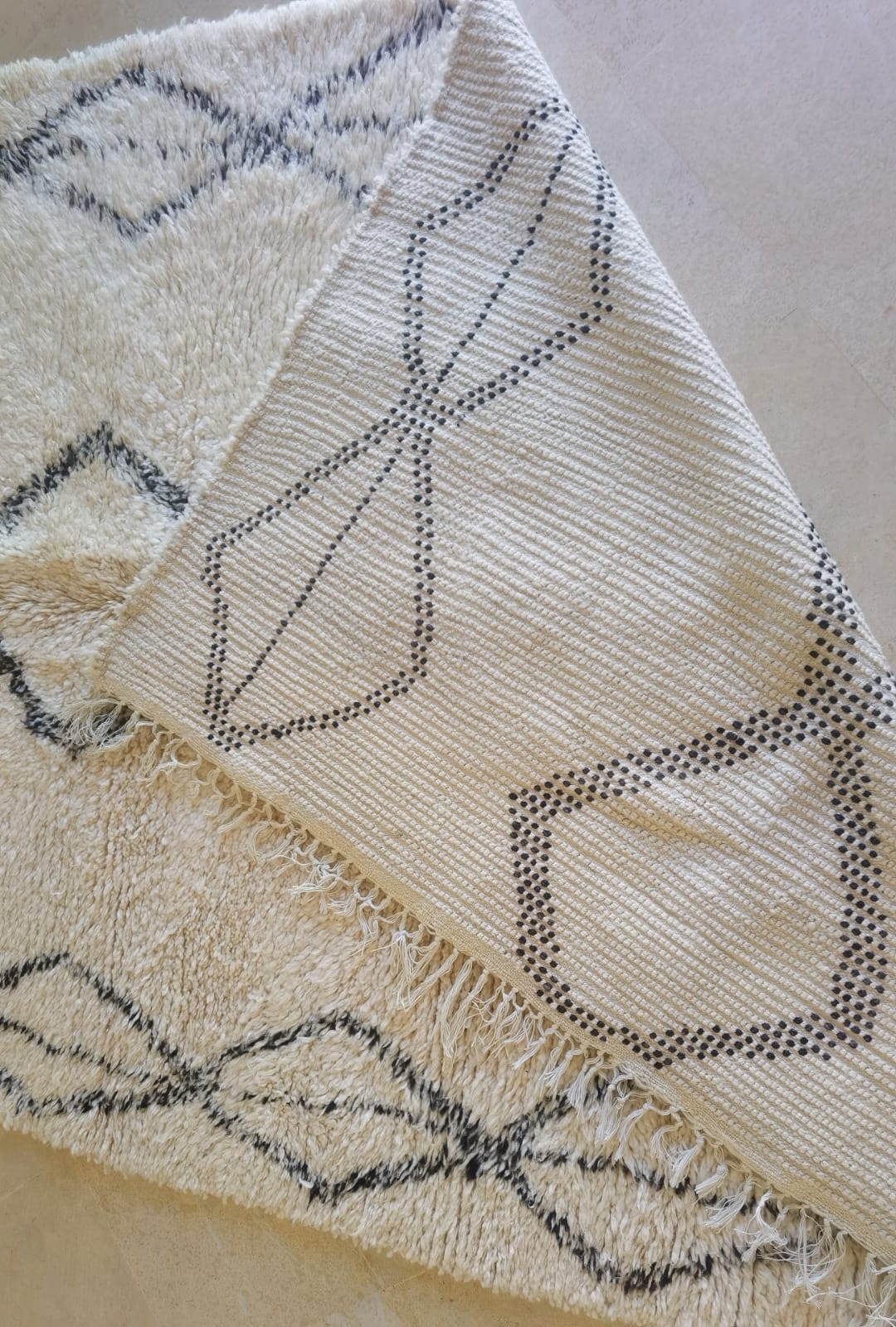 Authentic Beni Ouarain Rug 226 x 181 arrives 17th november – Image 2