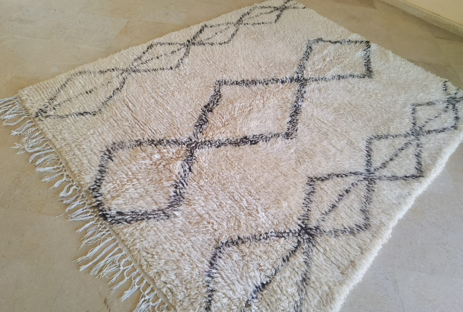 Authentic Beni Ouarain Rug 226 x 181 arrives 17th november – Image 3