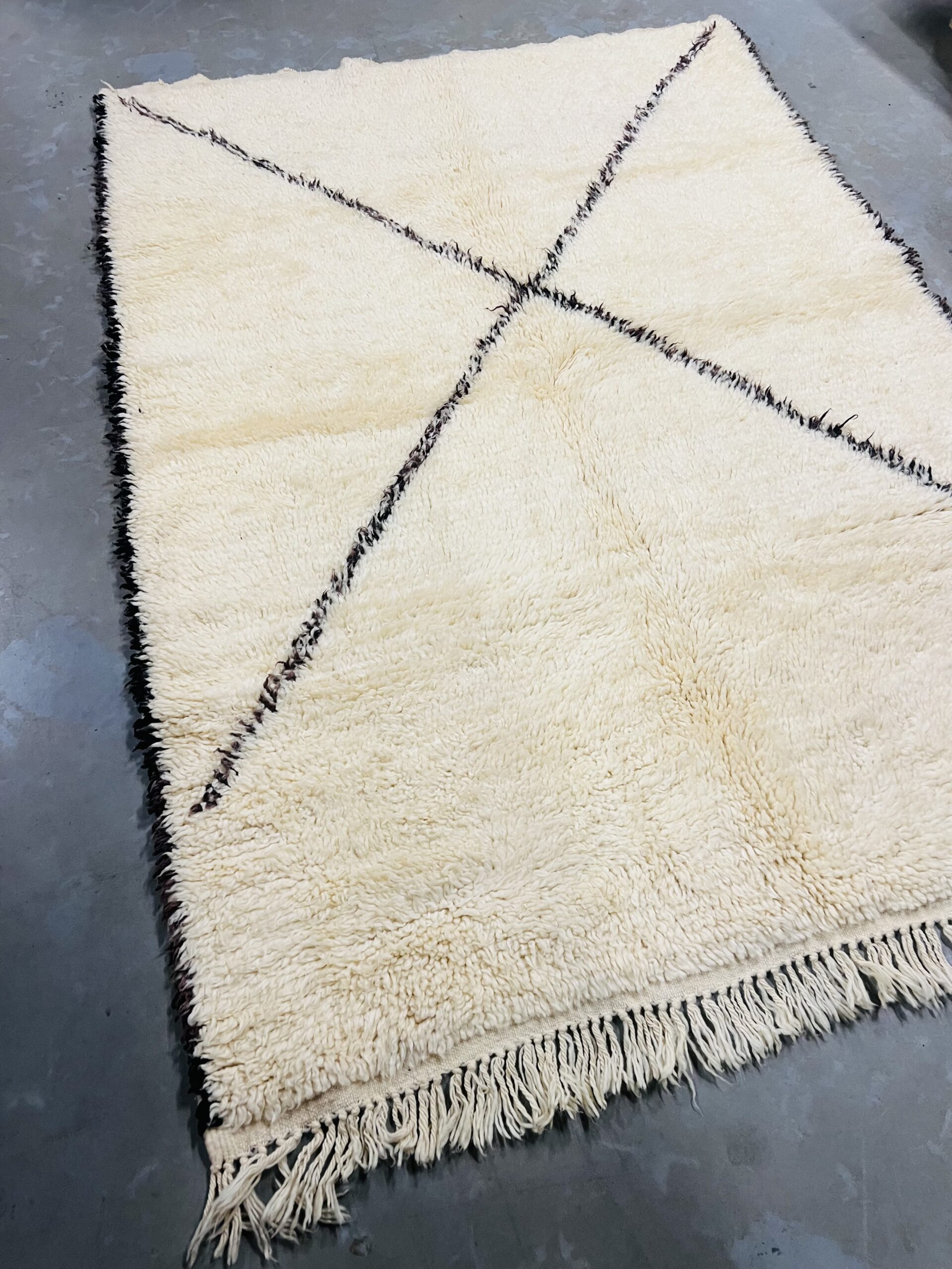 Authentic Beni Ouarain Rug 213 x 150 - Image 4