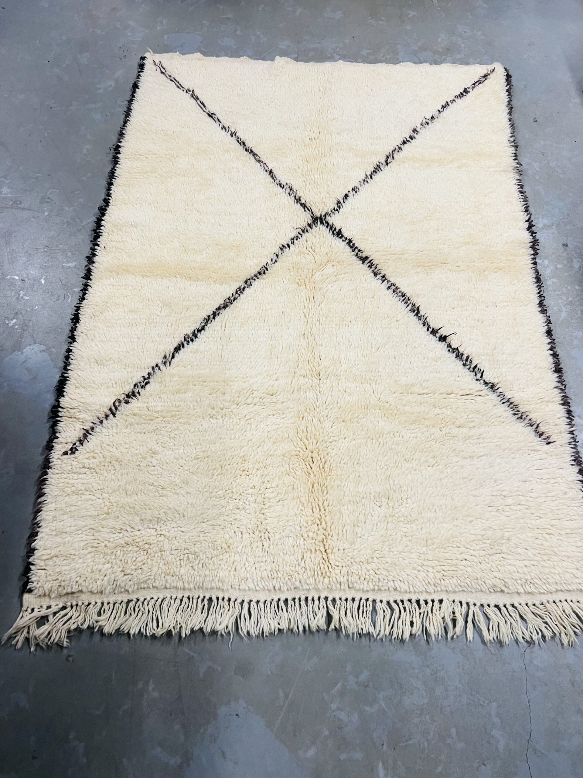 Authentic Beni Ouarain Rug 213 x 150 - Image 2