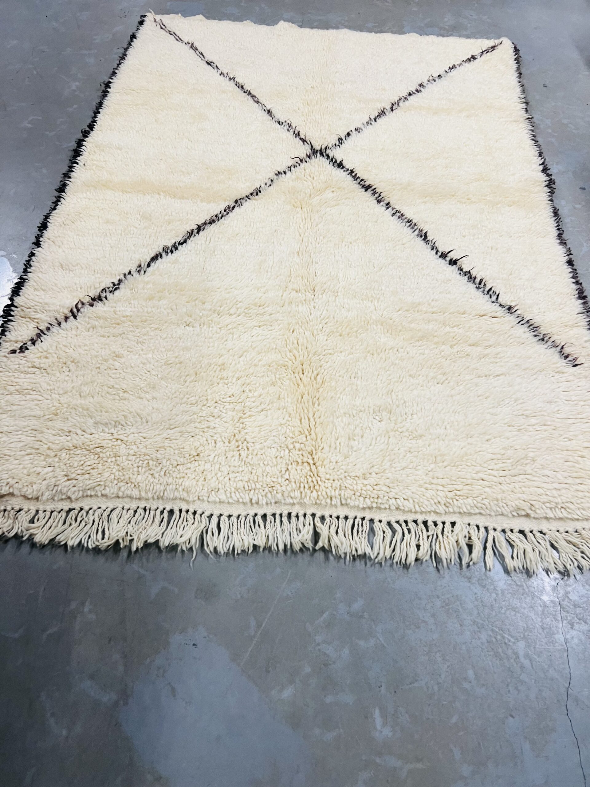 Authentic Beni Ouarain Rug 213 x 150 - Image 5