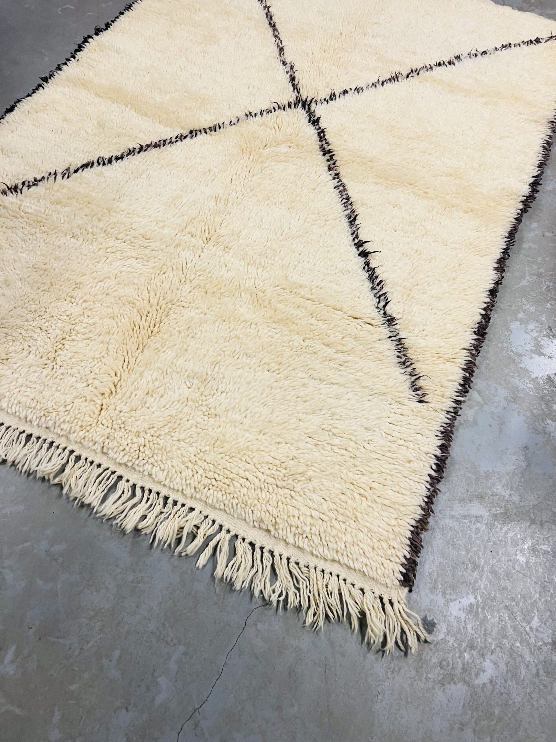 Authentic Beni Ouarain Rug 213 x 150 - Image 6