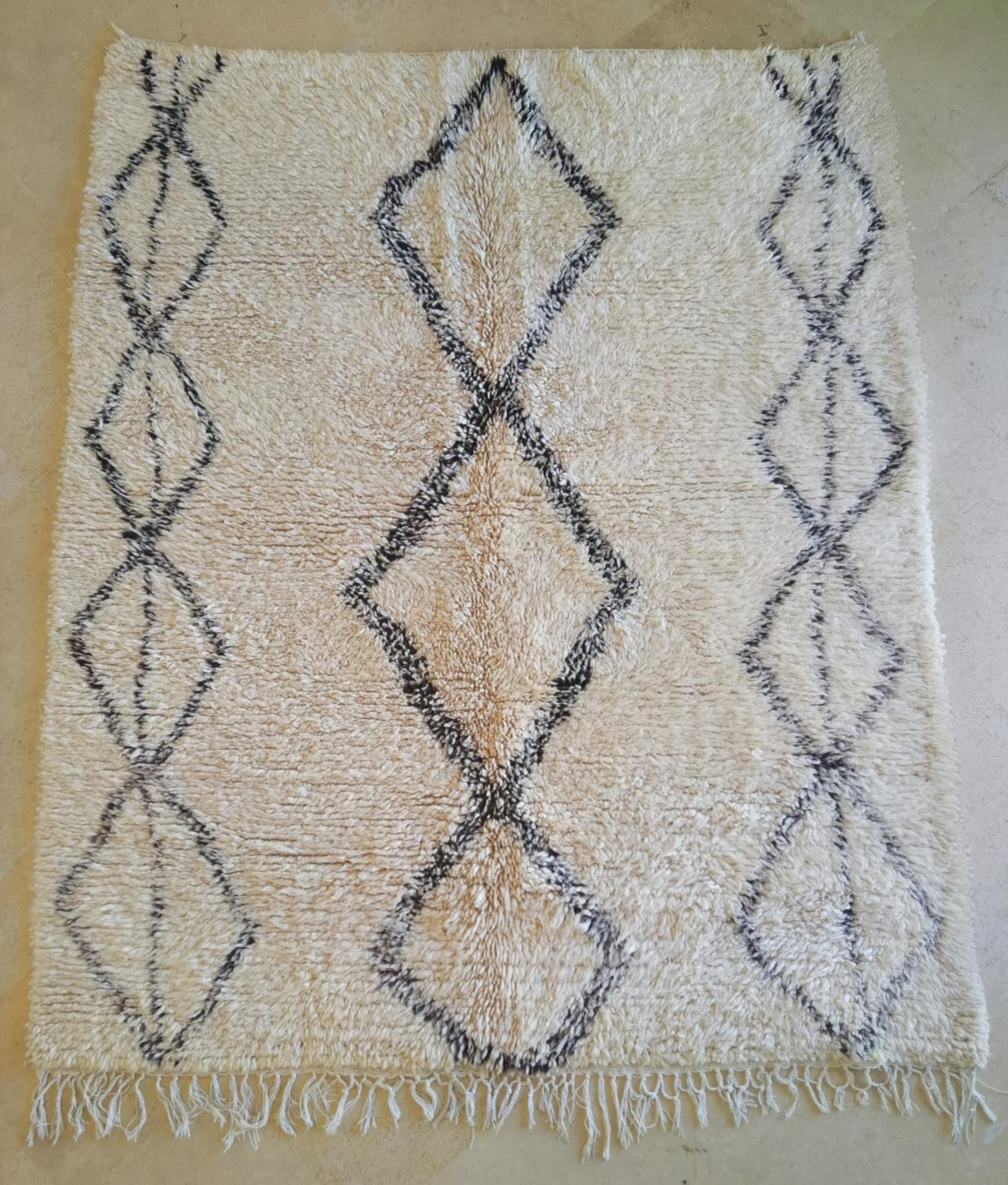 Authentic Beni Ouarain Rug 226 x 181 arrives 17th november